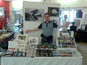 My stand at the Easton Arts Trail